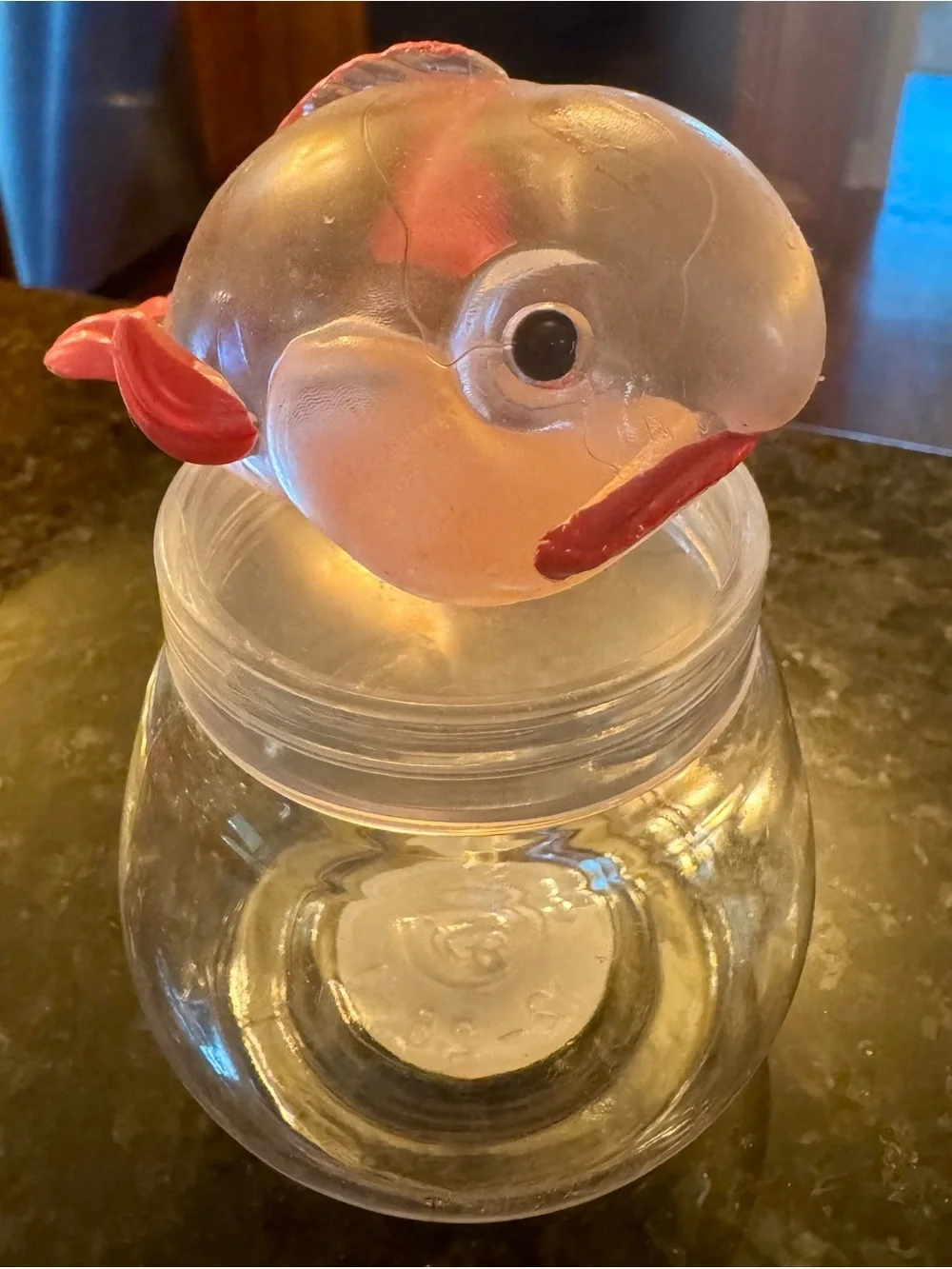 Blobfish Squishy In Clear Aquarium Shaped Container. Cutest Little Blobfish!
